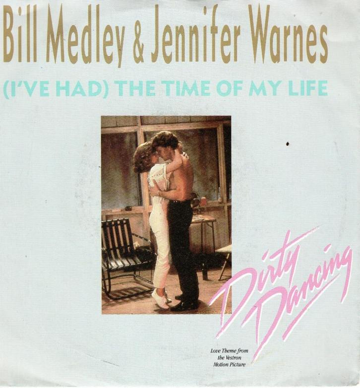 BILL MEDLEY & JENNIFER WARNES  -  The time of my life, Cd's en Dvd's, Vinyl Singles, Gebruikt, Single, Pop, 7 inch, Ophalen of Verzenden