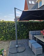 Parasol 3x3 antraciet TEAB, Tuin en Terras, Ophalen, Gebruikt, Parasolvoet, 3 tot 4 meter