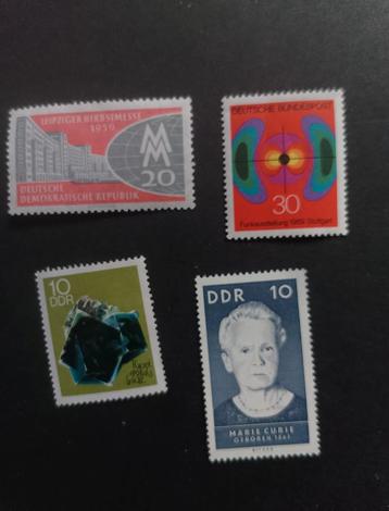 Oude Duitse Postzegels - DDR en Bondsrepubliek beschikbaar voor biedingen
