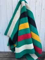 Vintage deken plaid gestreept, Antiek en Kunst, Ophalen