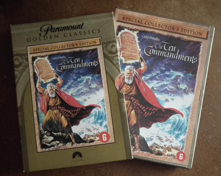 2x Charlton Heston /The Ten Commandments + 55 Days at Peking, Cd's en Dvd's, Dvd's | Klassiekers, Zo goed als nieuw, Actie en Avontuur