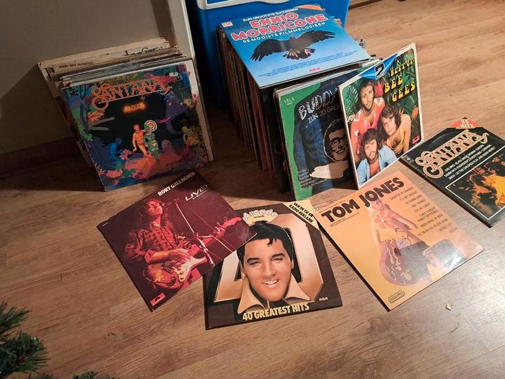 LP Verzameling: Tom Jones, Santana, Elvis en meer!, Cd's en Dvd's, Vinyl | Overige Vinyl, Gebruikt, Overige formaten, Ophalen
