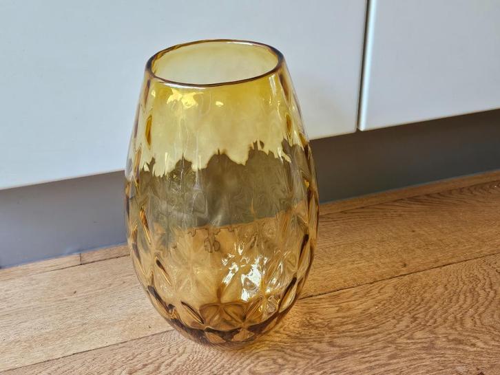 Lifestyle vaas, Huis en Inrichting, Woonaccessoires | Vazen, Zo goed als nieuw, Overige kleuren, Minder dan 50 cm, Glas, Ophalen of Verzenden