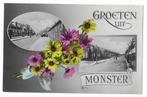 Groeten uit Monster, Verzamelen, Ansichtkaarten | Nederland, Ophalen of Verzenden, 1920 tot 1940, Gelopen, Zuid-Holland