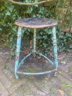 Vintage kruk, Ophalen of Verzenden, Gebruikt, Hout