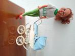 Doucet. Mini kinderwagen poppenwagen jaren 50., Verzamelen, Poppen, Ophalen of Verzenden, Gebruikt, Pop