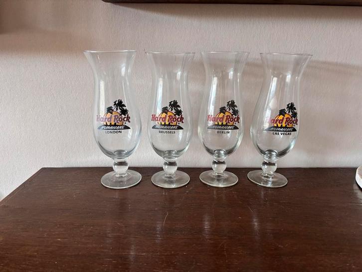 Hard Rock Cafe Hurricane Glazen Set, Verzamelen, Glas en Borrelglaasjes, Nieuw, Overige typen, Ophalen of Verzenden