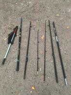 Strandhengels met Schepnetten en Hengeltas, Watersport en Boten, Ophalen, Gebruikt, Complete set