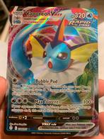 Vaporeon VMAX - Rapid Strike - Evolving Skies, Ophalen of Verzenden, Zo goed als nieuw, Losse kaart