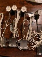 Spotjes voor boven op de kast., 4 stuks., Ophalen of Verzenden, Zo goed als nieuw, Metaal of Aluminium, Plafondspot of Wandspot