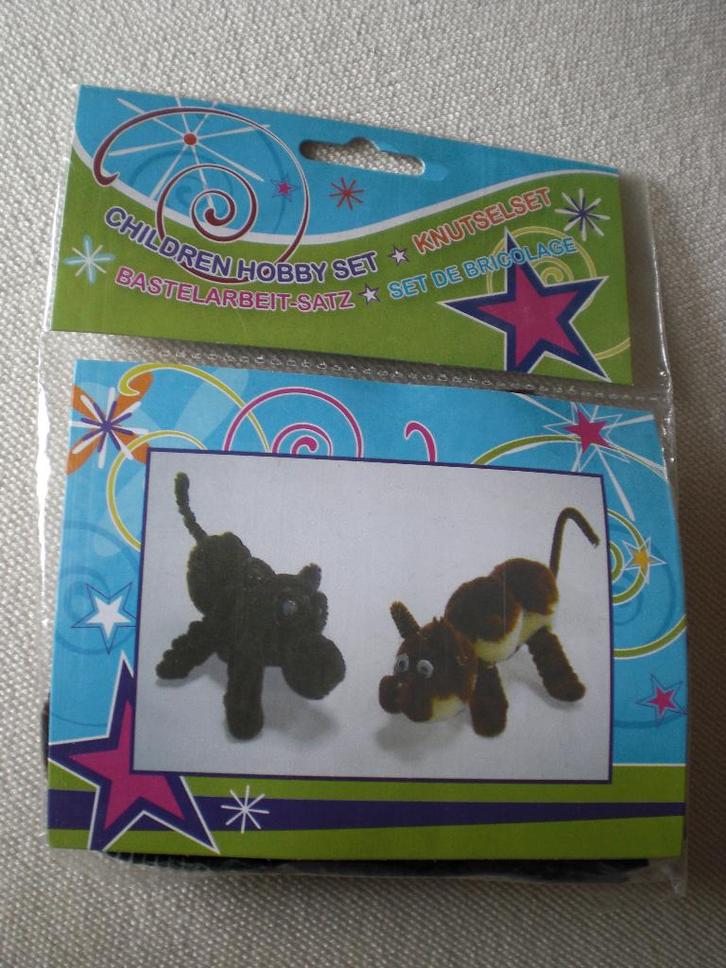 Kinder knutselset: met pompoentjes beestjes maken., Hobby en Vrije tijd, Knutselen, Nieuw, Materiaal, Ophalen of Verzenden