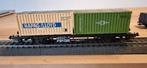 Containertransportwagon Hapag/Lloyd - Incotrans Lima, Hobby en Vrije tijd, Modeltreinen | H0, Gelijkstroom, Wagon, Ophalen of Verzenden