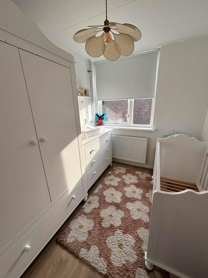 Complete babykamer - Wit, Kinderen en Baby's, Kinderkamer | Complete kinderkamers, Zo goed als nieuw, Jongetje of Meisje, Ophalen