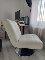 Witte Kunstleren Stoel - Op te halen!, Ophalen, Kunststof, Gebruikt, Minder dan 75 cm