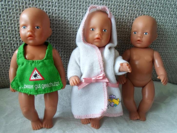 3 Zapf creation babypopjes. 3 voor 10 euro., Verzamelen, Poppen, Zo goed als nieuw, Pop, Ophalen of Verzenden
