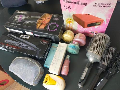Set haarstyling en cosmetica en silk epil, Sieraden, Tassen en Uiterlijk, Uiterlijk | Haarverzorging, Zo goed als nieuw, Ophalen of Verzenden