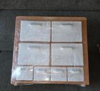 Houten kruidenkastje met emaille vakjes, Huis en Inrichting, Ophalen, Minder dan 50 cm, Zo goed als nieuw, Minder dan 100 cm