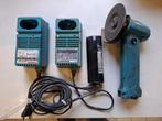 makita slijpmachine en 2 opladers 7,2 V, Ophalen of Verzenden