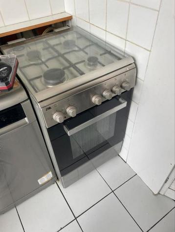 Etna RVS gasfornuis met oven 50cm breed Bezorgingn mogelijk beschikbaar voor biedingen