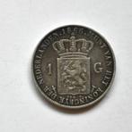 1 gulden 1866 FR+ koning Willem 3, Postzegels en Munten, Munten | Nederland, 1 gulden, Koning Willem III, Zilver, Ophalen of Verzenden