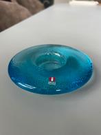 Iittala Nappi 2 waxinelichthouders, zeeblauw, 4 stuks, Ophalen of Verzenden, Gebruikt, Blauw, Kandelaar
