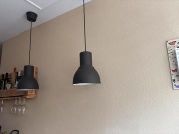 2 IKEA Hanglampen - donkerbruin beschikbaar voor biedingen
