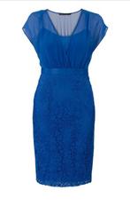 Koningsblauwe jurk, Ophalen of Verzenden, Zo goed als nieuw, Blauw, Knielengte