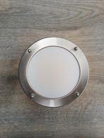 Ronde rvs lamp, Ophalen of Verzenden, Zo goed als nieuw