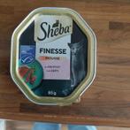 GRATIS af te halen bijna 100 kuipjes Sheba Finesse  - zalm, Dieren en Toebehoren, Ophalen, Kat