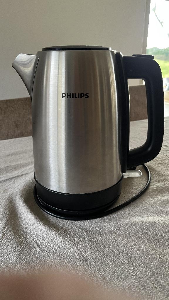 Philips waterkoker., 1 tot 2 liter, Ophalen of Verzenden, Gebruikt, Rvs