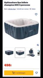 spa infinite champion 4 pers met verpakking&onderhoudssetje, Tuin en Terras, Bubbelbaden en Hottubs, Ophalen, Zo goed als nieuw