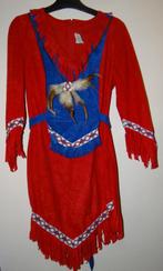 Leuke rood/blauw/bruine INDIAAN/NATIVE AMERICAN jurk, Kleding | Dames, Gedragen, Carnaval, Maat 38/40 (M), Kleding