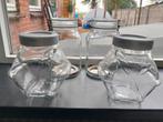 2 weckpotten en 2 voorraad potten, Huis en Inrichting, Keuken | Potten en Pannen, Ophalen, Glas, Pot, Bus of Blik