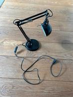 Zwarte Bureaulamp, Ophalen of Verzenden, Gebruikt, Metaal, Minder dan 50 cm