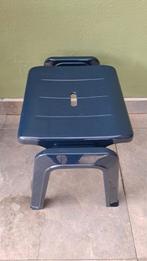 Voetenbankje krukje zitje Jardin blauw, Ophalen, Gebruikt, Onbekend, Onbekend