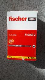 fischer spijker pluggen  6 x 60, Doe-het-zelf en Verbouw, IJzerwaren en Bevestigingsmiddelen, Ophalen of Verzenden, Nieuw, 50 tot 100 mm