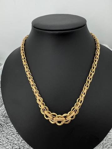 14 kt. geelgouden collier beschikbaar voor biedingen