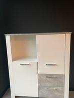 Moderne Wandkast met deuren en lades, Huis en Inrichting, Ophalen, 100 tot 150 cm, Eikenhout, Zo goed als nieuw