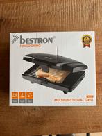 Multifunctionele Grill Bestron, Witgoed en Apparatuur, Ophalen of Verzenden, Uitneembare platen, Nieuw