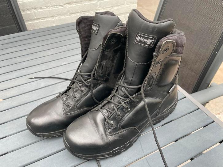 Magnum Werkschoenen / Legerkisten / laarzen Maat 44 - WD014, Kleding | Heren, Schoenen, Gedragen, Boots, Zwart, Ophalen of Verzenden