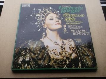 Donizetti~Lucrezia Borgia~Sutherland/Horne/Bonynge~3 LP beschikbaar voor biedingen