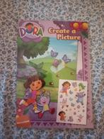 Dora Speelplaat met Stickers, Verzenden, Nieuw, Knutselen