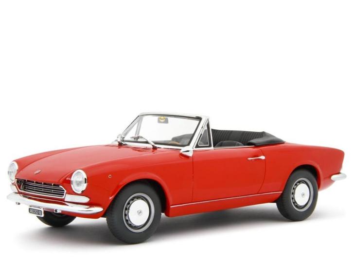 1:18  Fiat 124 Sport Spider AS 1968  -  Laudoracing, Hobby en Vrije tijd, Modelauto's | 1:18, Nieuw, Auto, Overige merken, Ophalen of Verzenden