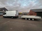 Hapert plateauwagen 3500kg 3assen, Ophalen of Verzenden, Zo goed als nieuw