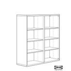 besta boekenkast ikea, Ophalen, Met plank(en), Gebruikt, 100 tot 150 cm