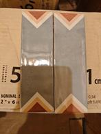 2 Dozen Wandtegels - Retro Design - 1,08 16,1cm bij 5,1cm, Doe-het-zelf en Verbouw, Tegels, Ophalen