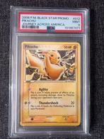 PSA 9 Mint Pokemon Pikachu Black Star Promo #012, Ophalen of Verzenden, Zo goed als nieuw, Losse kaart