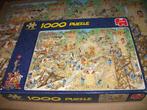 Puzzel Jan van Haasteren Middeleeuwen 1000 stuks, Hobby en Vrije tijd, Denksport en Puzzels, Ophalen of Verzenden, 500 t/m 1500 stukjes
