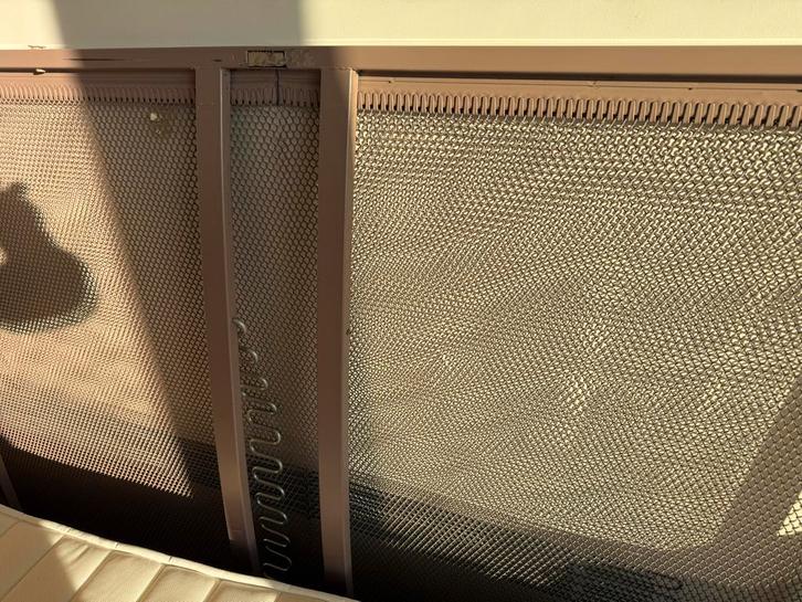 Auping Spiraal Lattenbodem 140x200, Huis en Inrichting, Slaapkamer | Bedden, Gebruikt, Tweepersoons, 140 cm, 200 cm, Metaal, Bruin