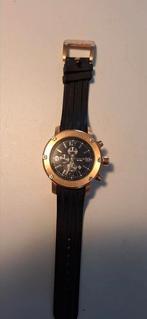 Catch the Time Horloge - zwart/goud, Ophalen of Verzenden, Zo goed als nieuw, Staal, Overige merken